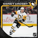 JF Turner Kalendář Pittsburgh Penguins NHL Sidney Crosby #87 2026 Wall Calendar