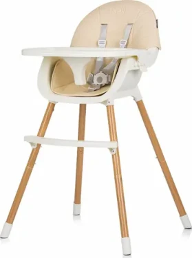 CHIPOLINO Jídelní židlička Rio 2v1 Sand / Nosnost: 15 kg (155287)