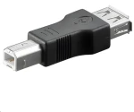 MicroConnect adaptér USB A (F) - USB B (M) černá / Redukce USB (USBAFB)