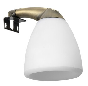 SAPHO - CANDELA nástěnné LED svítidlo, 4 W, 83x108x114, IP44, bronz E27175CI-1508