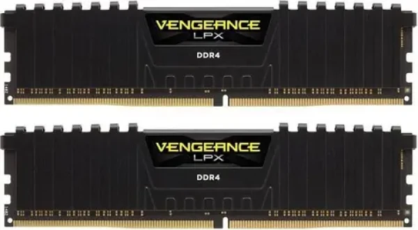 Corsair Vengeance LPX Black 16GB (2x8GB) 3200 MHz / DDR4 / PC4-25600 / CL16-20-20-38 / 1.35V / XMP2.0 / s chladičem (CMK16GX4M2E3200C16)