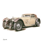 Nástěnný kalendář poznámkový 2027 Notique Classic Cars – Václav Zapadlík 2027, PLASTIC FREE, 30 x 30 cm