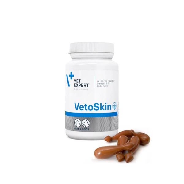 Vetexpert VetoSkin (60/90 kapslí Twist Off) Hmotnost balení: 90 ks