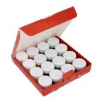 Nevskaya Palitra Kvašové barvy SONNET 16 x 20 ml (3 x metalická, 2 x běloba titanová)