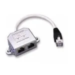 PremiumCord Modulární RJ45 distributor 1 port ISDN + 1 port RJ45 10/100Base T
