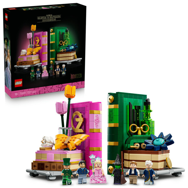LEGO LEGO® Wicked 75691 Knižní zarážky: Glinda a Elphaba