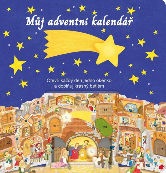 Můj adventní kalendář - Otevři každý den jedno okénko a doplňuj krásný betlém - Daniela Gamba