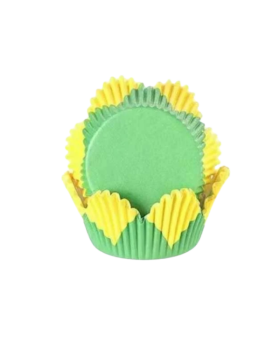 Dortisimo Košíčky na muffiny ve tvaru žluté květiny (100 ks)