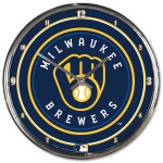 Hodiny Milwaukee Brewers MLB WinCraft Chrome