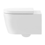 DURAVIT - ME by Starck Závěsné WC, HygieneGlaze, WonderGliss, matná bílá 252809AC00
