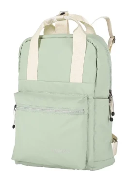 Travelite Basics Canvas Backpack Light green 11 L TRAVELITE-96319-82