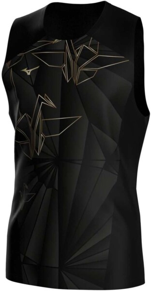 Běžecké tílko Mizuno Active DryAeroFlow Graphic Tank Top J2GAD05099 Velikost textilu: S