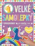 Velké samolepky omalovánky pro malé ruce Jednorožci Dawn Machell