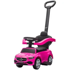 Buddy Toys Odrážedlo Mercedes Benz C-Class 3v1 růžová