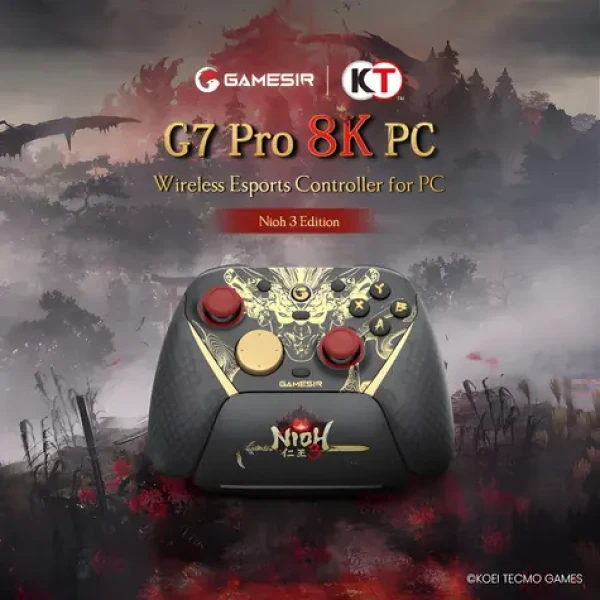 GameSir G7 Pro 8K Nioh 3 Edition černá / Herní ovladač / bezdrátový a drátový / USB-C / 8000Hz / pro PC