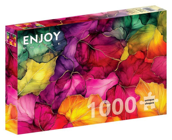 Puzzle Abstraktní podzimní listí 1000 dílků