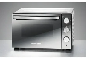 Rommelsbacher BGS 1500 stříbrná / Pečicí a grilovací trouba / 1500 W / 3 způsoby ohřevu / časovač 120 min (BGS 1500)