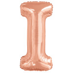 Písmeno I růžovo-zlaté foliový balónek 86 cm Amscan Písmeno I růžovo-zlaté foliový balónek 86 cm Amscan