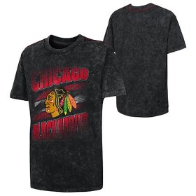 Outerstuff Dětské tričko Chicago Blackhawks NHL Fresh Mindset Crew Nk Mineral Velikost: Dětské L (158 – 164)