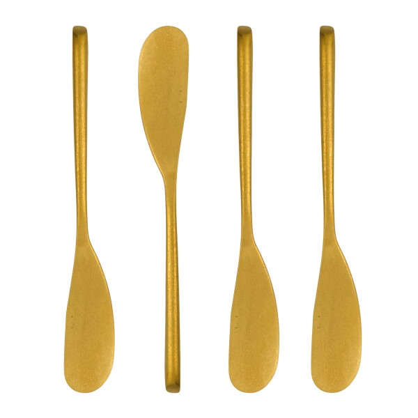 Nicolas Vahé Sada nožů na máslo Antique Gold – 4 ks, zlatá barva, kov