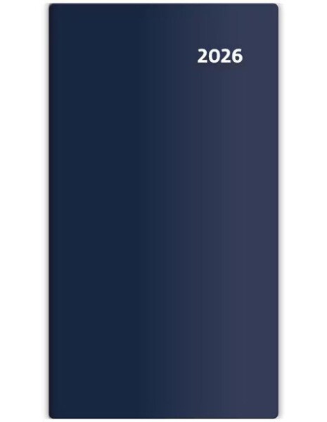 Diář 2026 kapesní - Torino čtrnáctidenní - modrá