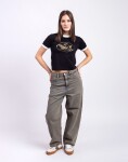 Tričko Carhartt WIP W' S/S Reminiscing Ringer T-Shirt Black heavy stone wash