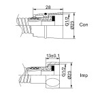 HOPA - Sprchová hadice PVC stříbrná - Rozměr A - 150 cm OLBA600055