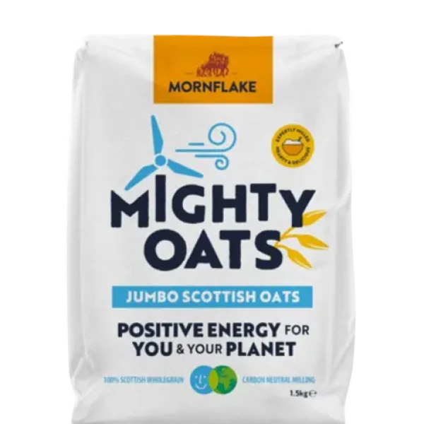 Celozrnné ovesné vločky Scottish Jumbo Oats 1,5 kg - Mornflake (1500 g) (42475-1-1500g)