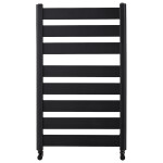 CERANO - Koupelnový radiátor Marco - boční připojení - 698W - černá matná - 920x550 mm LIV-WP-8-55