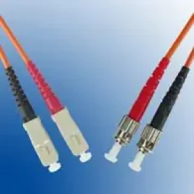 MicroConnect Optical Fibre Cable ST/SC Multimode duplex OM1 2m oranžová (FIB120002)