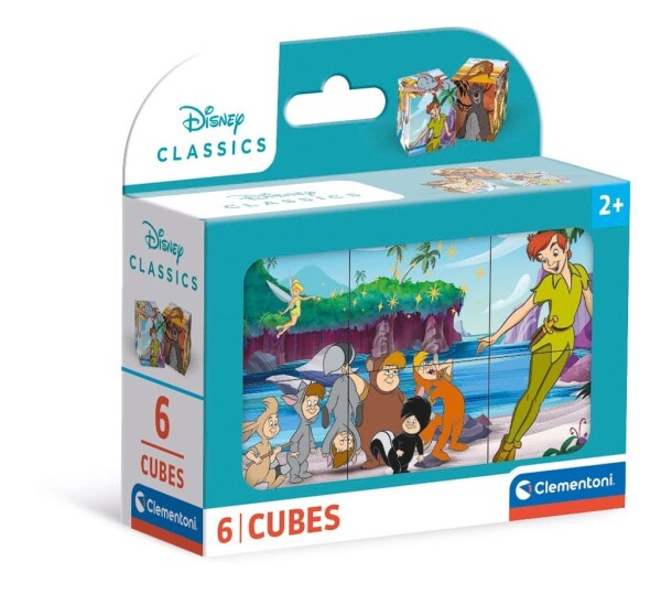 Obrázkové kostky Disney pohádky 6 kostek