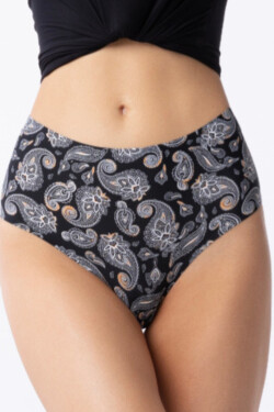 PAISLEY PODPRSENKA MAXI KALHOTKY černá M