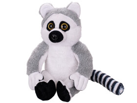 Plyšový lemur sedící 25 cm