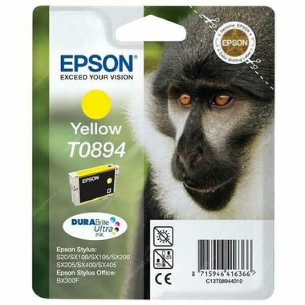 Epson T0894 originální cartridge / 3.5 ml / Žlutá (C13T08944011)