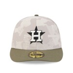 New Era Pánská kšiltovka Houston Astros MLB 2025 Authentic Armed Forces Pre-Curved 59FIFTY Fitted Velikost: 7 1/8