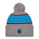 New Era Pánská zimní čepice Carolina Panthers NFL 2024 Sideline Sport Knit