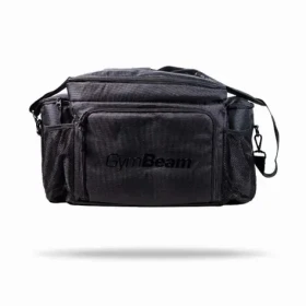 Taška na jídlo Fit Prep Black + 6 krabiček - GymBeam (černá) (51076-1-black)