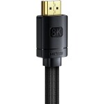 Baseus CAKGQ-J01 Kabel HDMI 2.1 (M) - HDMI 2.1 (M) 1 m černá / 8K / 60 Hz / HDR (CAKGQ-J01)