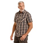 Bushman Pánská plátěná košile Ymer II, hnědá XXXXL
