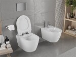 MEXEN/S - Carmen Závěsná WC mísa včetně sedátka s slow-slim, duroplast, bílá 30880100