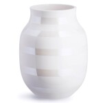 KÄHLER Keramická váza Omaggio Pearl 20 cm, bílá barva, krémová barva, keramika