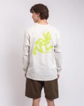 Tričko Gramicci Running Man L/S Tee Pigment Dyed NATURAL PIGMENT