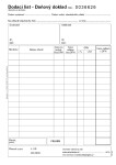 Baloušek Tisk PT142 Dodací list - daňový doklad, A5, samopropisovací, číslovaný