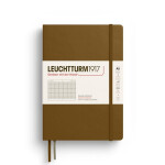 Leuchtturm1917 Zápisník Spice Brown Medium A5 čtverečkovaný