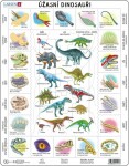 Puzzle MAXI - Fascinující svět dinosaurů/35 dílků - Kubík