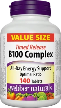 Webber Naturals B100 Complex 140 tbl (10901)