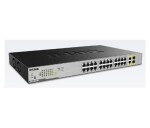 D-Link DGS-1026MP 26-Port Gigabit PoE Switch, 24x gigabit PoE RJ45, 2x gigabit RJ45/SFP, PoE budget 370W EDF_385234