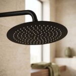 REA - Kulatá dešťová sprcha JS-P014B 25cm Black REA-P8601