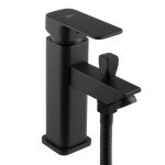 Erga Lucco, umyvadlová baterie s ruční sprchovou soupravou, černá matná, ERG-YKA-BW.LUCCO-BLK