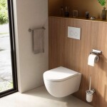 Kielle - Oudee Závěsné WC se sedátkem SoftClose, Rimless Vortex+, bílá 30102005